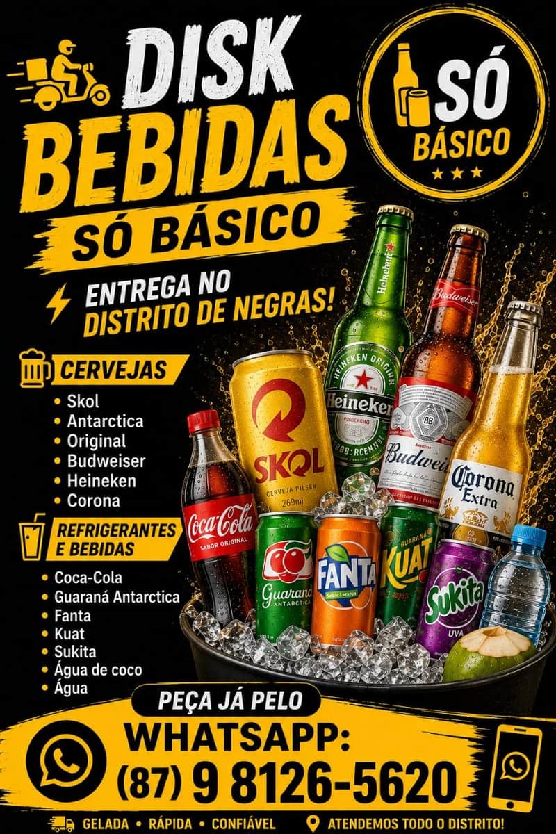 Disk bebidas Só o Básico — cervejas e refrigerantes